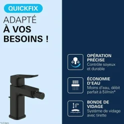 Grohe Bidetmengkraan Dice Mat Zwart