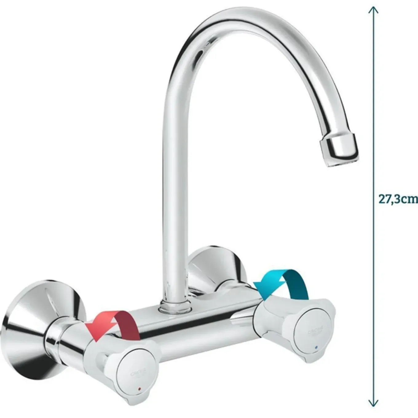 Grohe Costa L Keukenkraan - Hoog - Chroom