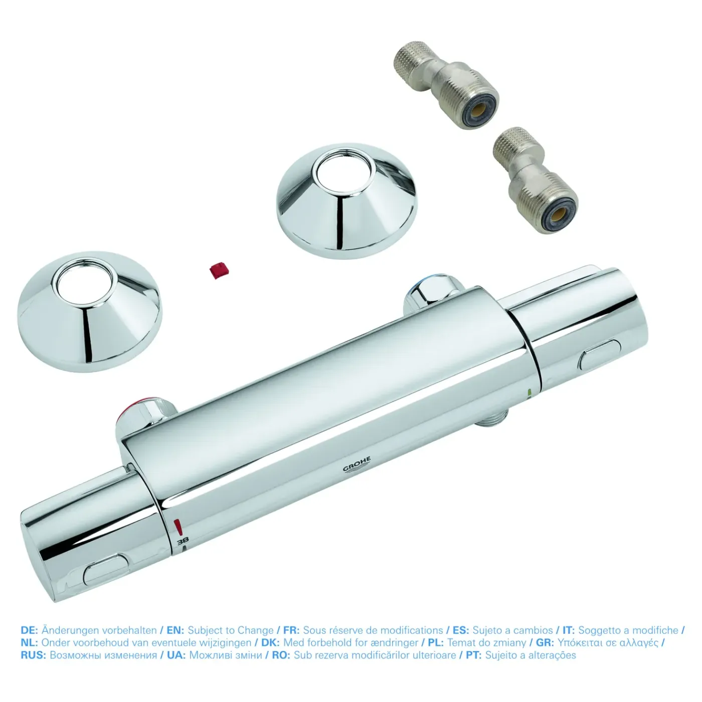 Grohe Douchemengkraan Precision Trend - Chroom - 15cm hart-op-hart - Wandmontage