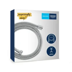 GROHE Doucheslang VitalioFlex Metal - Anti-torsie - Universeel - Chroom - 150cm