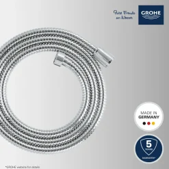 Grohe Doucheslang VitalioFlex Metal - Anti-torsie - Universeel - Chroom - 175cm