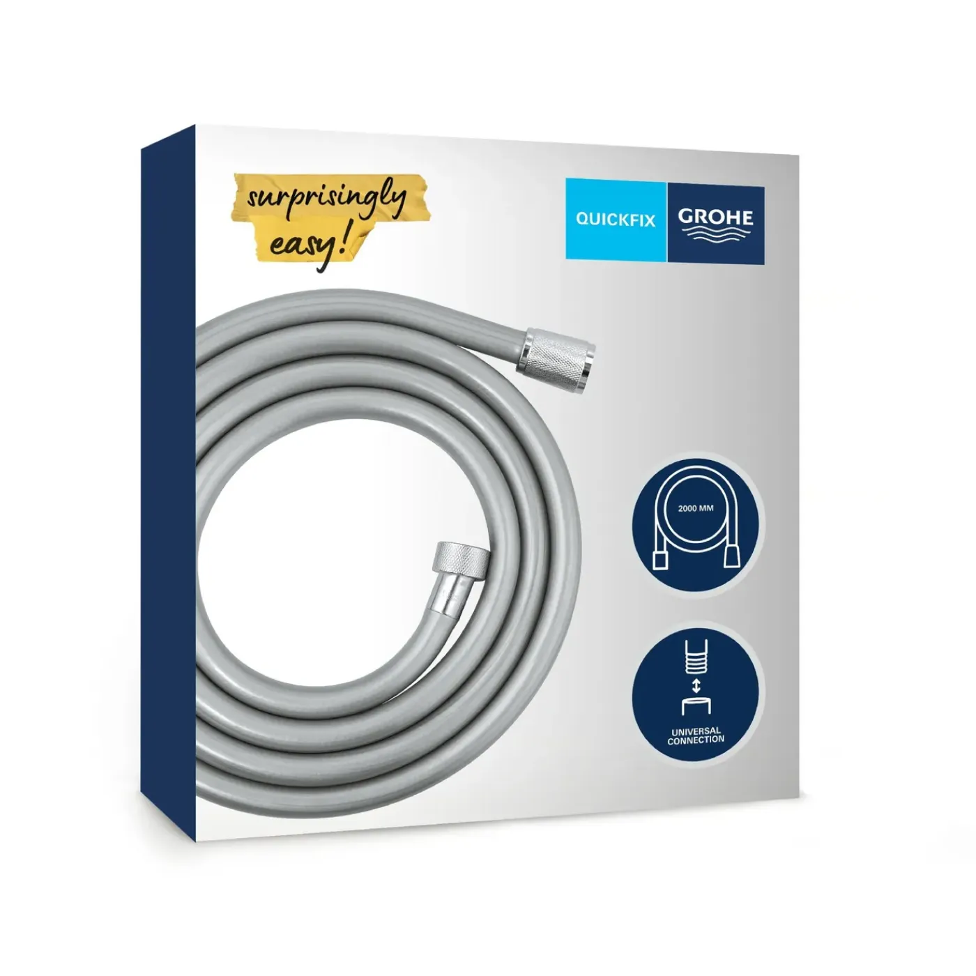 Grohe Doucheslang VitalioFlex Comfort - Anti-torsie - Universeel - Chroom - 200cm