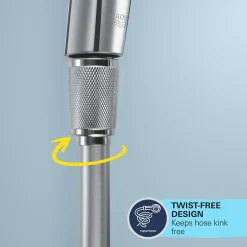 Grohe Doucheslang VitalioFlex Comfort - Anti-torsie - Universeel - Chroom - 200cm