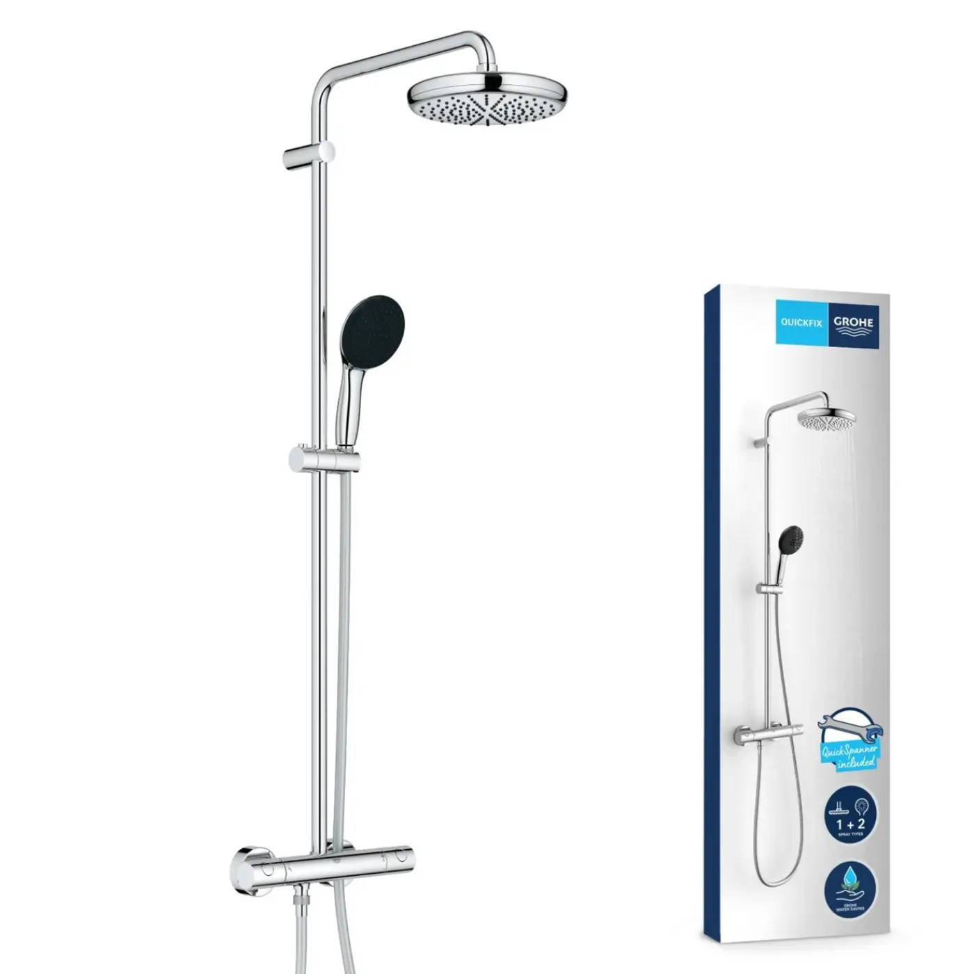Grohe douchesysteem Start Alira met kraan