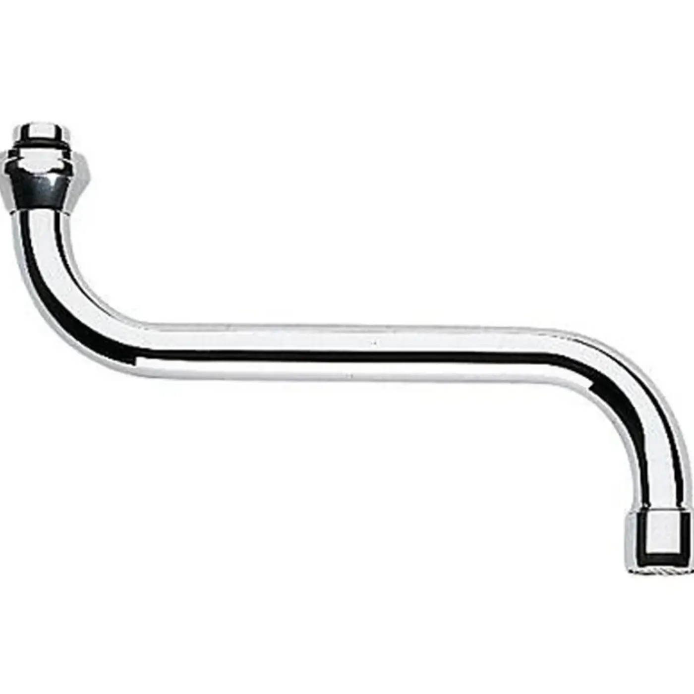 Grohe Draaibare S-uitloop - Met Straalregelaar - 3/4 Inch - 150mm - Chroom