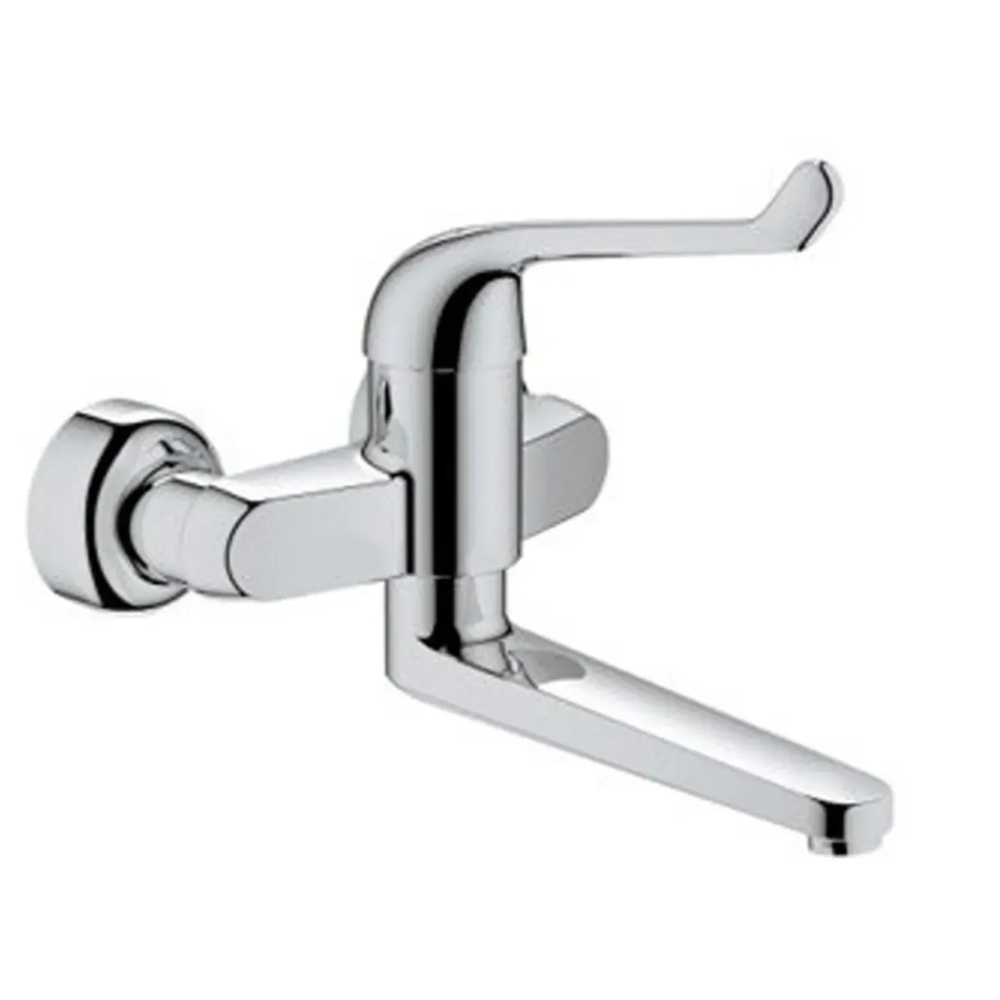 Grohe Eurosmart Care Veiligheidswandkraan - Draaibare Uitloop - Chroom