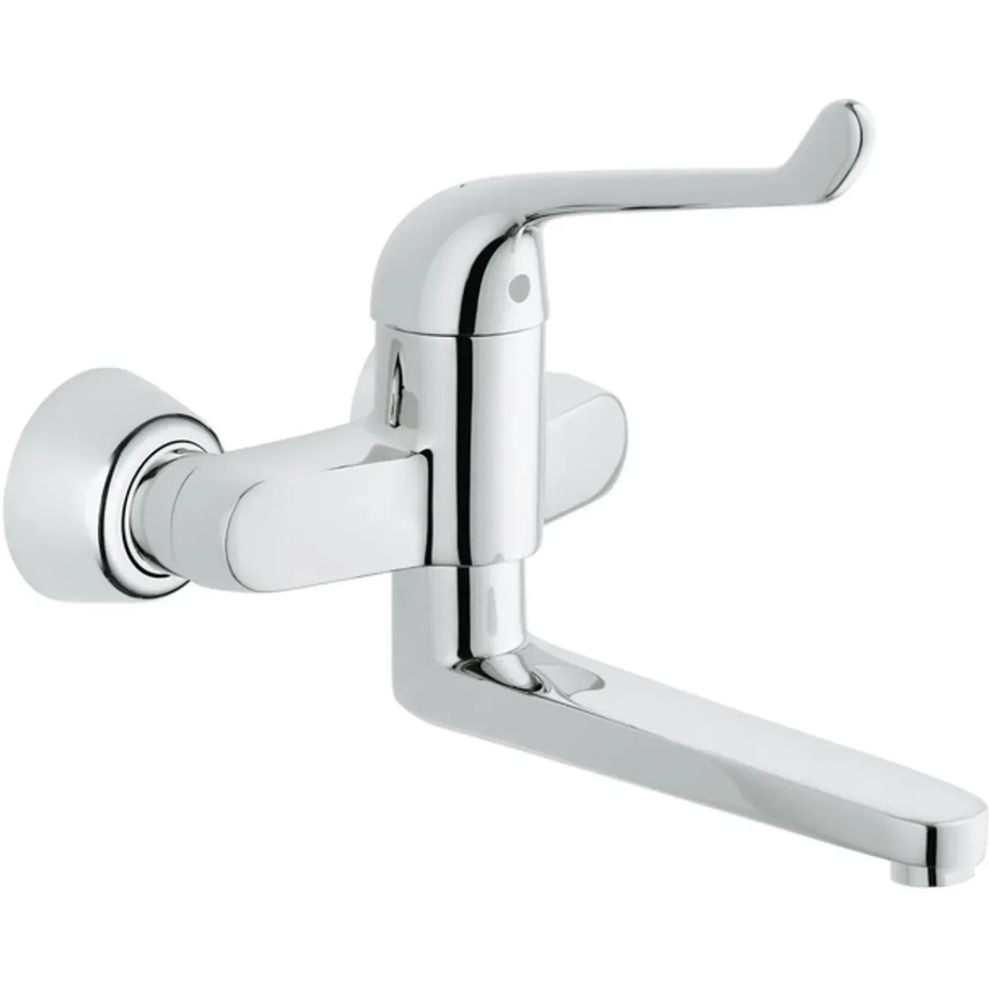 Grohe Eurosmart Care Veiligheidswandkraan - Draaibare Uitloop - Chroom