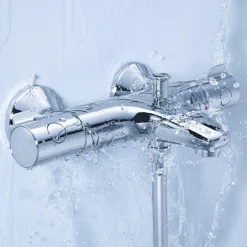 Grohe Grohtherm 800 Badkraan - Thermostatisch - Met Omstel - Met Koppelingen - Ecojoy - Volumegreep