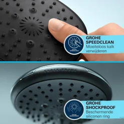 GROHE Handdouche Vitalio Comfort - 110mm - 3 Stralen - Chroom
