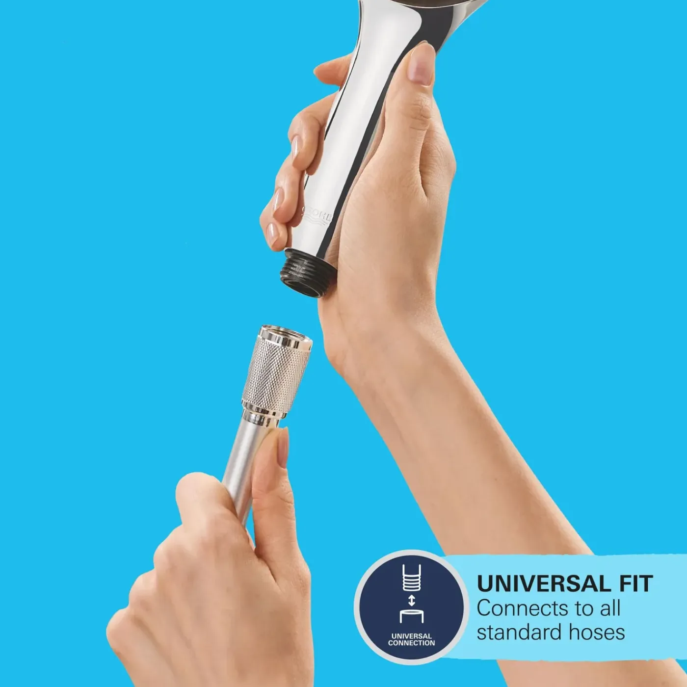 Grohe Handdouche Vitalio SmartActive - 150mm - 3 Stralen - Chroom