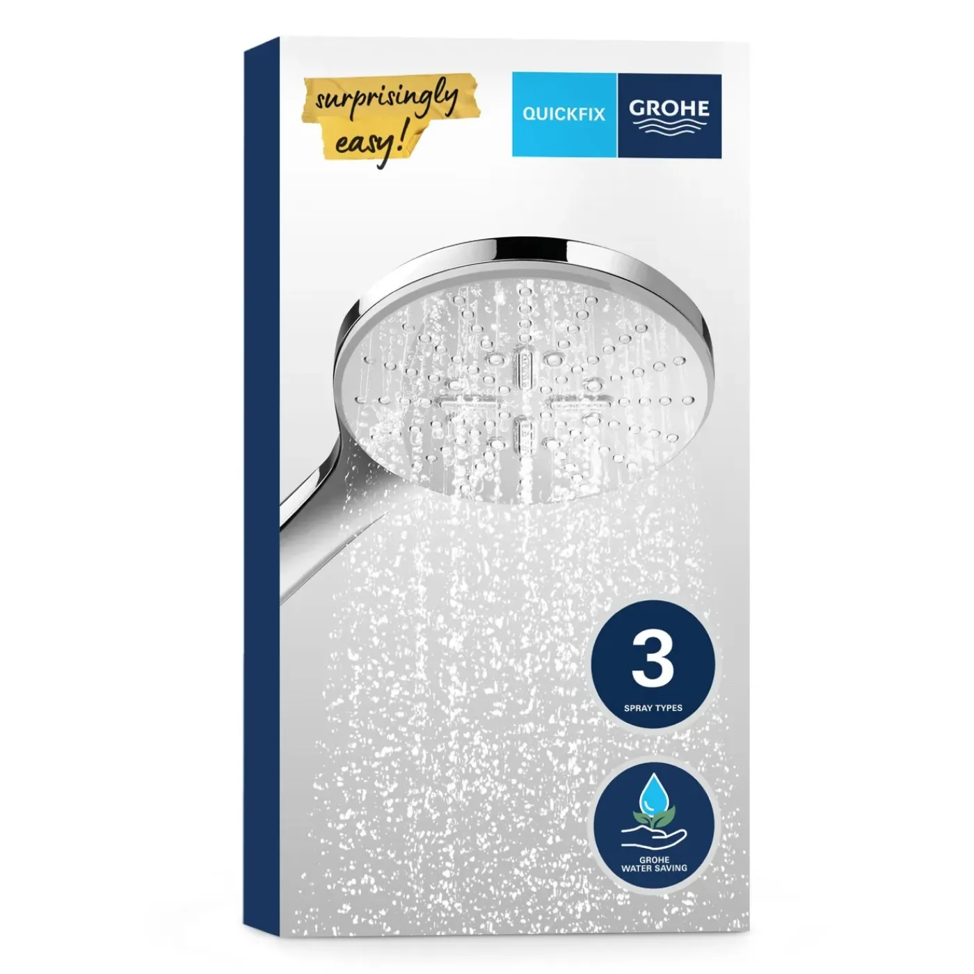 Grohe Handdouche Vitalio SmartActive - 150mm - 3 Stralen - Chroom