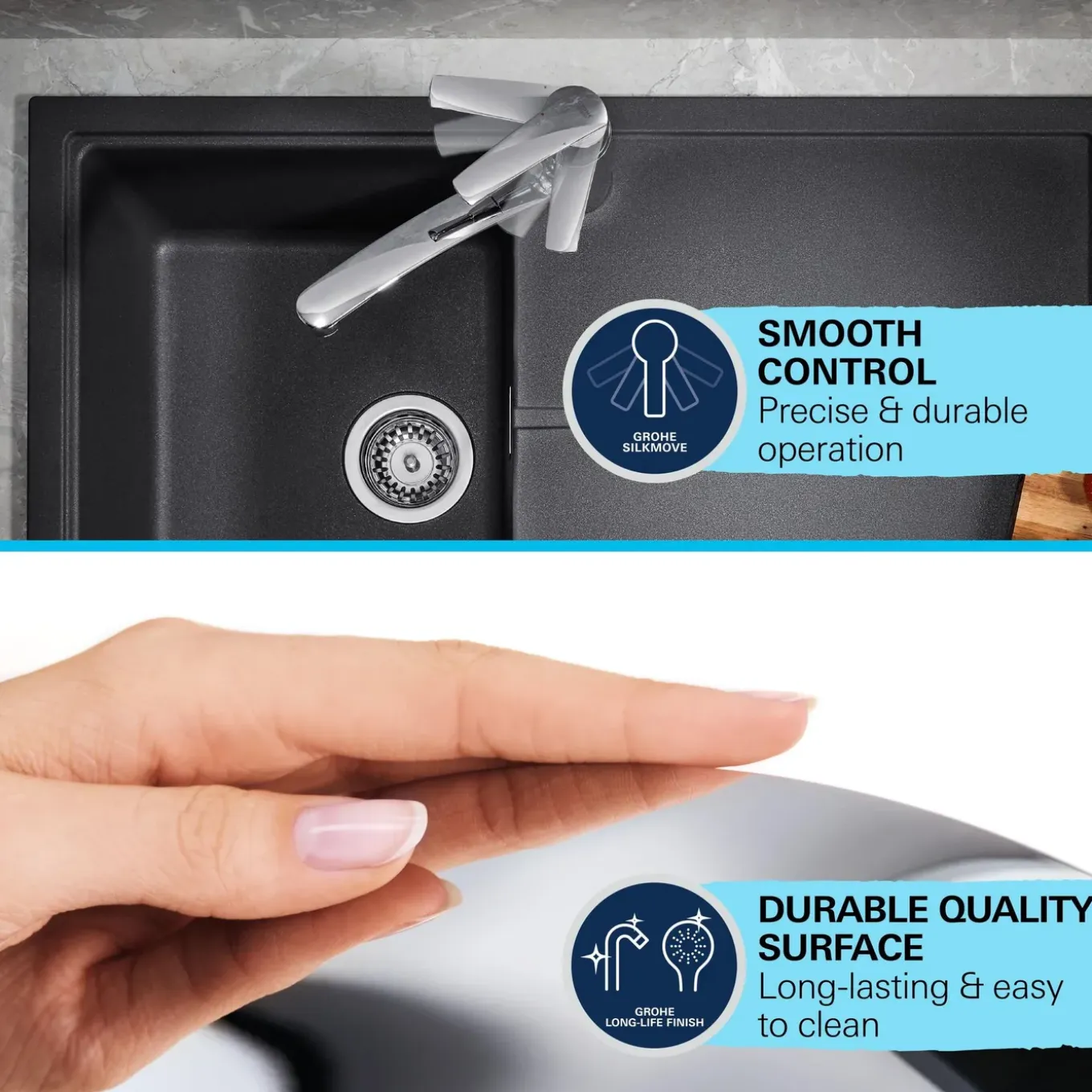 Grohe keukenmengkraan Swift chroom