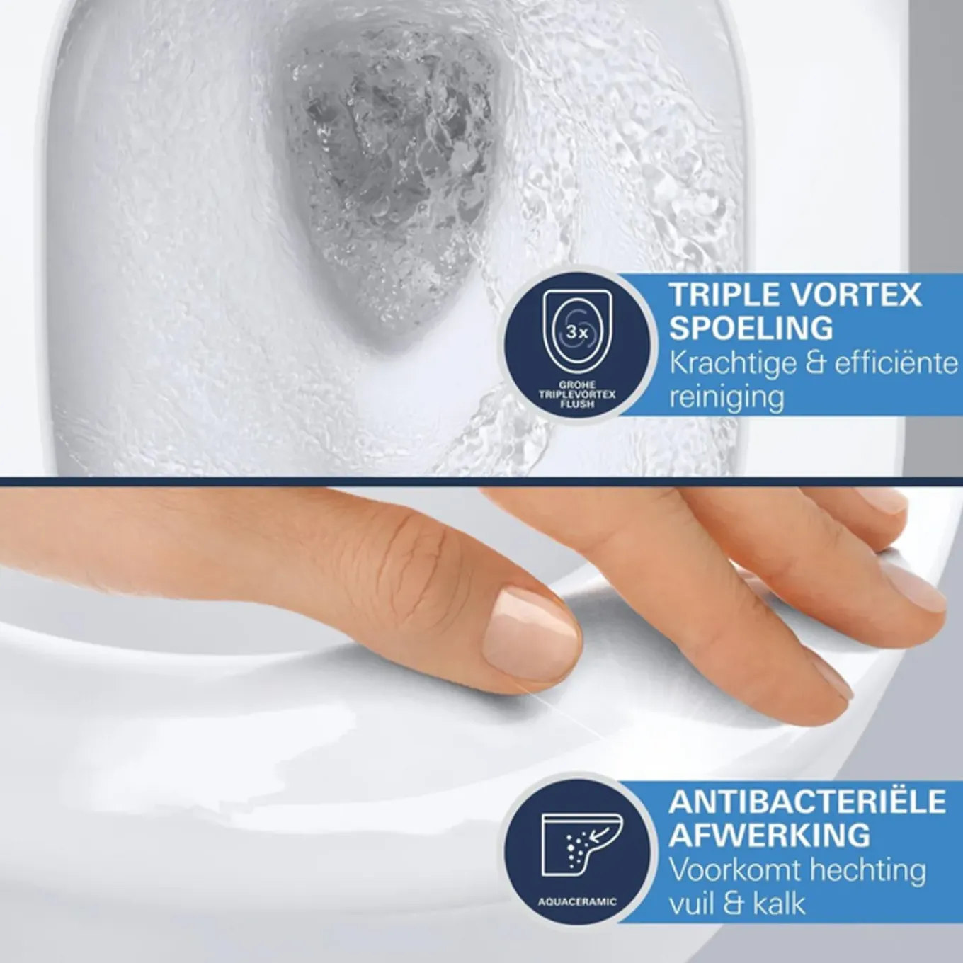 Grohe Sensia Quickfix Douche-wc – Triple Vortex & Hyperclean – Glans Wit