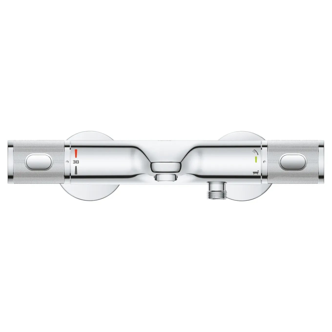 Grohe Thermostatische Badkraan Precision Feel - CoolTouch - Chroom - 15 cm