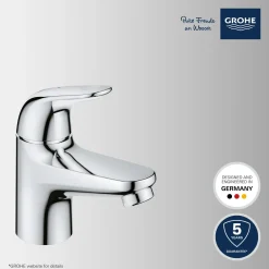 GROHE Toiletkraan Swift - Chroom - 12,8cm