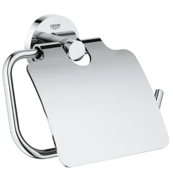 Grohe Toiletrolhouder Essentials - Messing - met Klep - Chroom