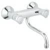 Grohe - Wandmontage keukenmengkraan - Lage uitloop, sterk en efficiënt, zwart