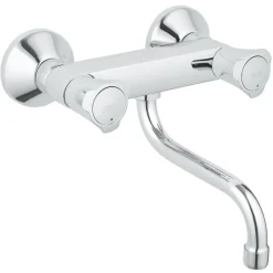Grohe - Wandmontage keukenmengkraan - Lage uitloop, sterk en efficiënt, zwart