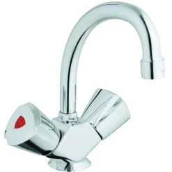 Grohe Wastafelmengkraan Costa Trend - Hoge uitloop - Draaibaar - Chroom - 20,9cm