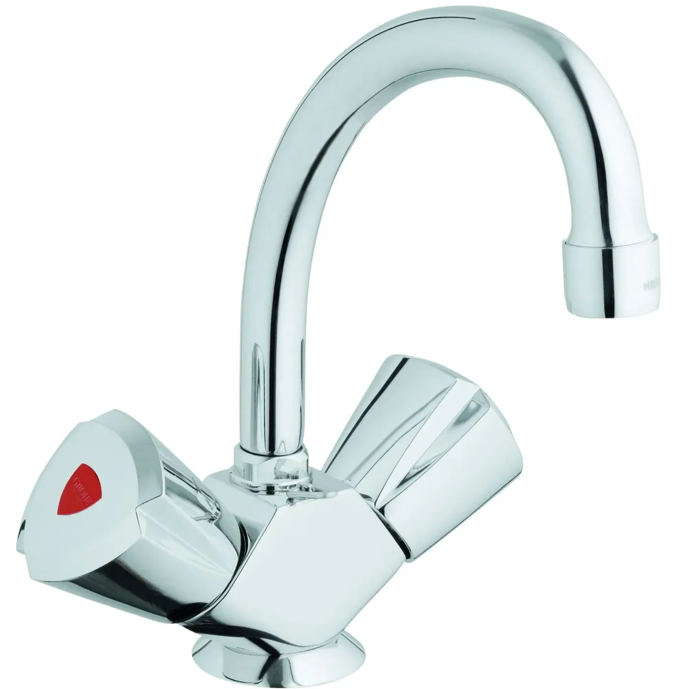 Grohe Wastafelmengkraan Costa Trend - Hoge uitloop - Draaibaar - Chroom - 20,9cm
