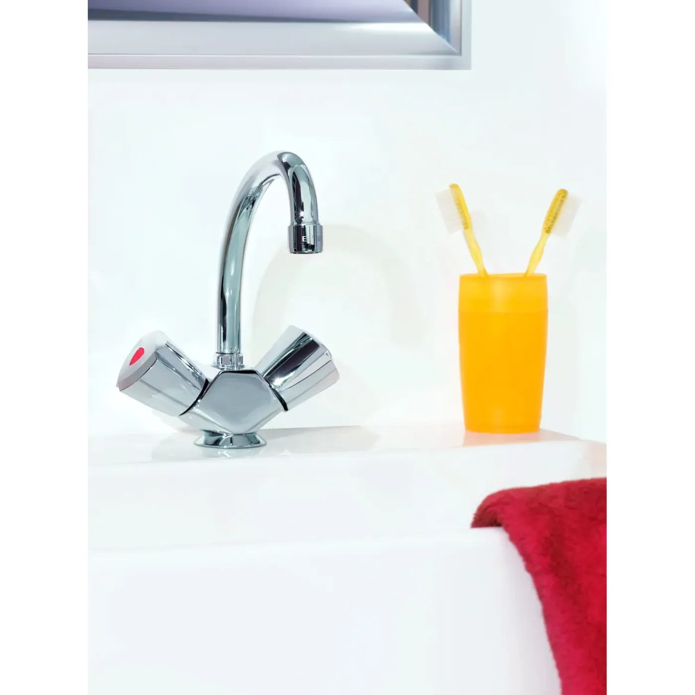 Grohe Wastafelmengkraan Costa Trend - Hoge uitloop - Draaibaar - Chroom - 20,9cm