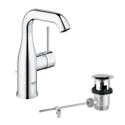 Grohe Wastafelmengkraan Essence - EcoJoy - Draaibaar - Chroom - 19,3cm