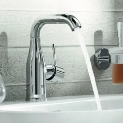 Grohe Wastafelmengkraan Essence - EcoJoy - Draaibaar - Chroom - 19,3cm