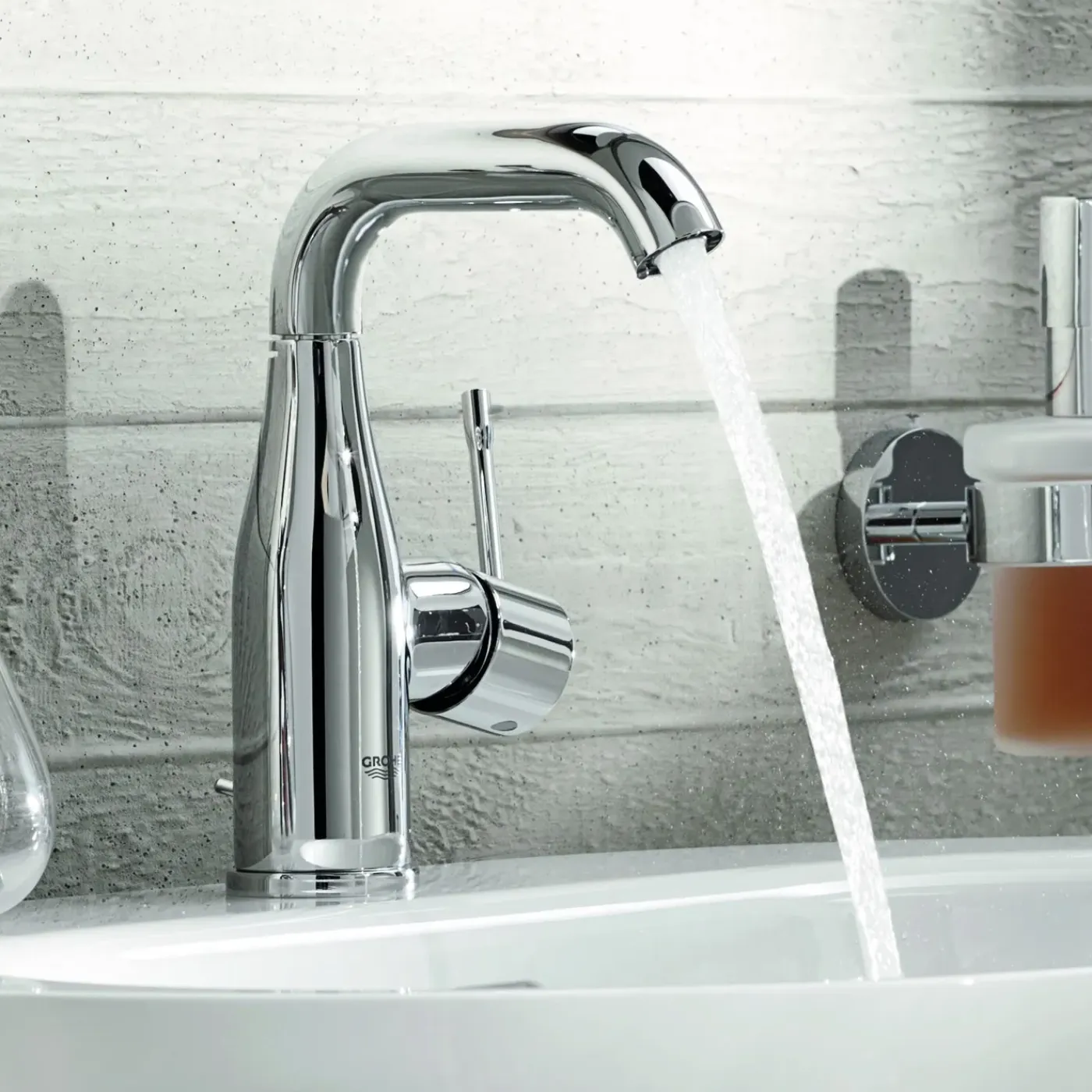 Grohe Wastafelmengkraan Essence - EcoJoy - Draaibaar - Chroom - 19,3cm