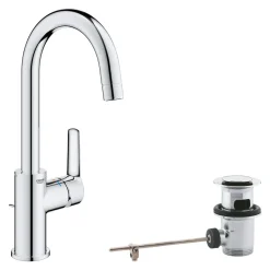 GROHE Wastafelmengkraan Start - EcoJoy - Draaibaar - Chroom - 31,1cm