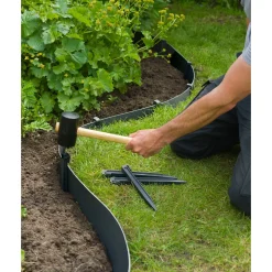 Grondpen zwart H26,7 cm 10x