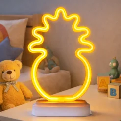 Grundig Neon Lamp Ananas 23 -5x11 -2cm Geel