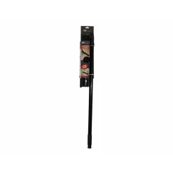 GS Quality Products GS Rubberen Bezem - Kappersbezem - Vloerwisser met Steel - 68-120 cm - Zwart
