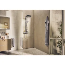 Hansgrohe Addstoris Q Handdoekhouder 2-lids - Mat Zwart