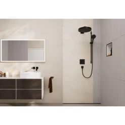 Hansgrohe Addstoris Q Handdoekhouder 2-lids - Mat Zwart