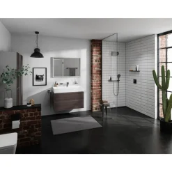 Hansgrohe Addstoris Q Handdoekhouder 2-lids - Mat Zwart