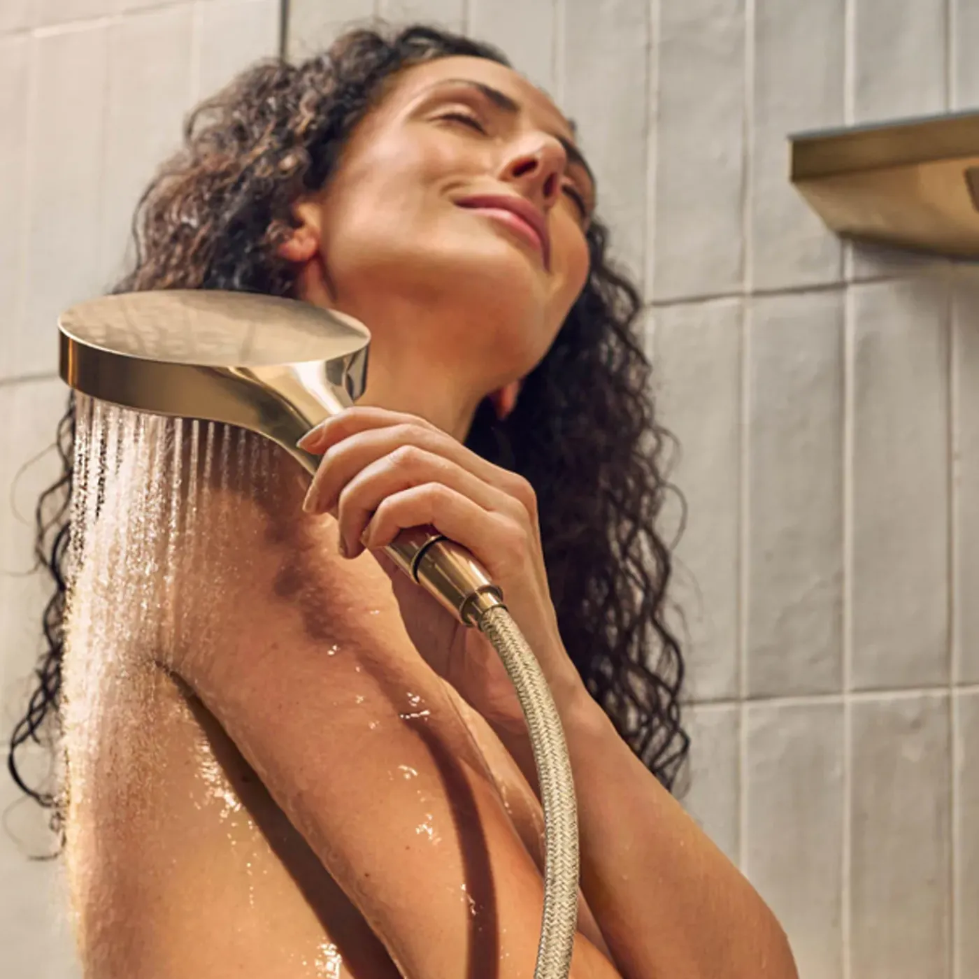 Hansgrohe Designflex Textiel - Doucheslang - 160cm - Geborsteld Brons