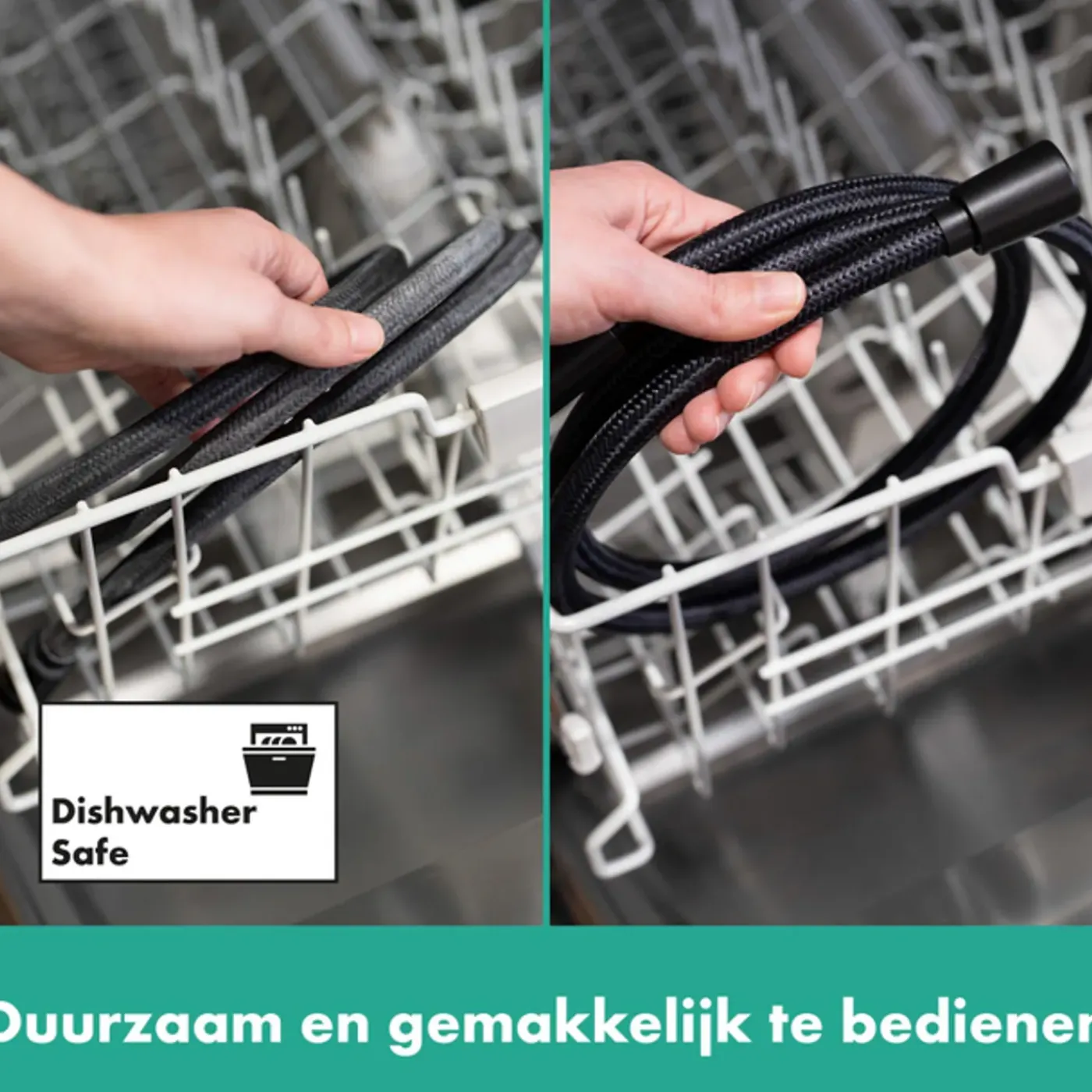 Hansgrohe Designflex Textiel - Doucheslang - 160cm - Geborsteld Brons