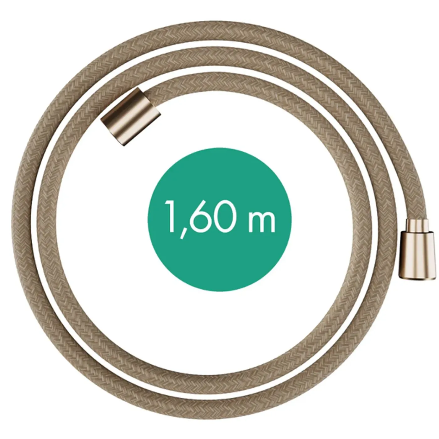 Hansgrohe Designflex Textiel - Doucheslang - 160cm - Geborsteld Brons