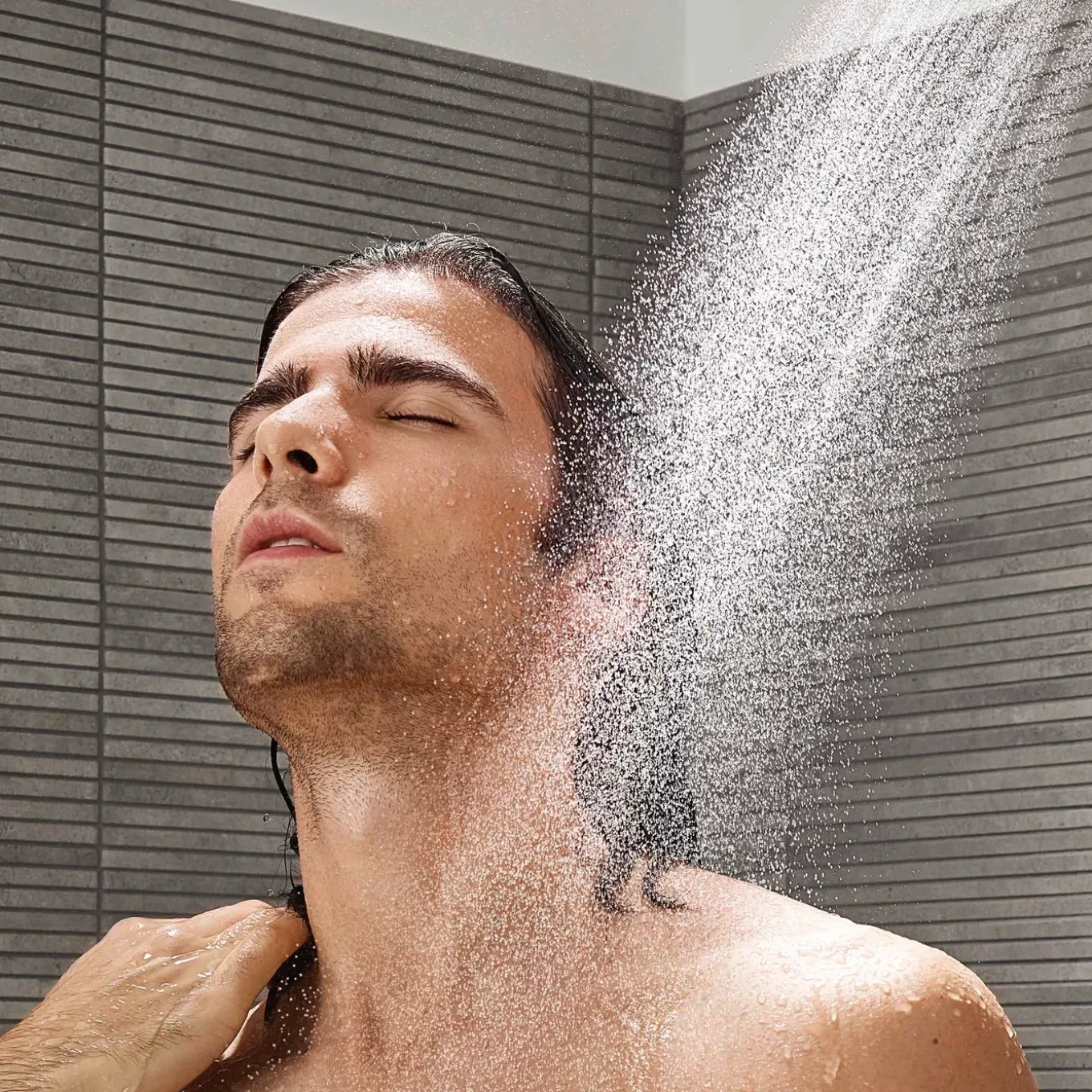 Hansgrohe doucheset Pulsify Select Relaxation 3 stralen zwart mat