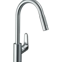 Hansgrohe Focus M41 Eengreeps Keukenmengkraan - 240 Met Uittrekbare Vuistdouche - 2 Straalsoorten