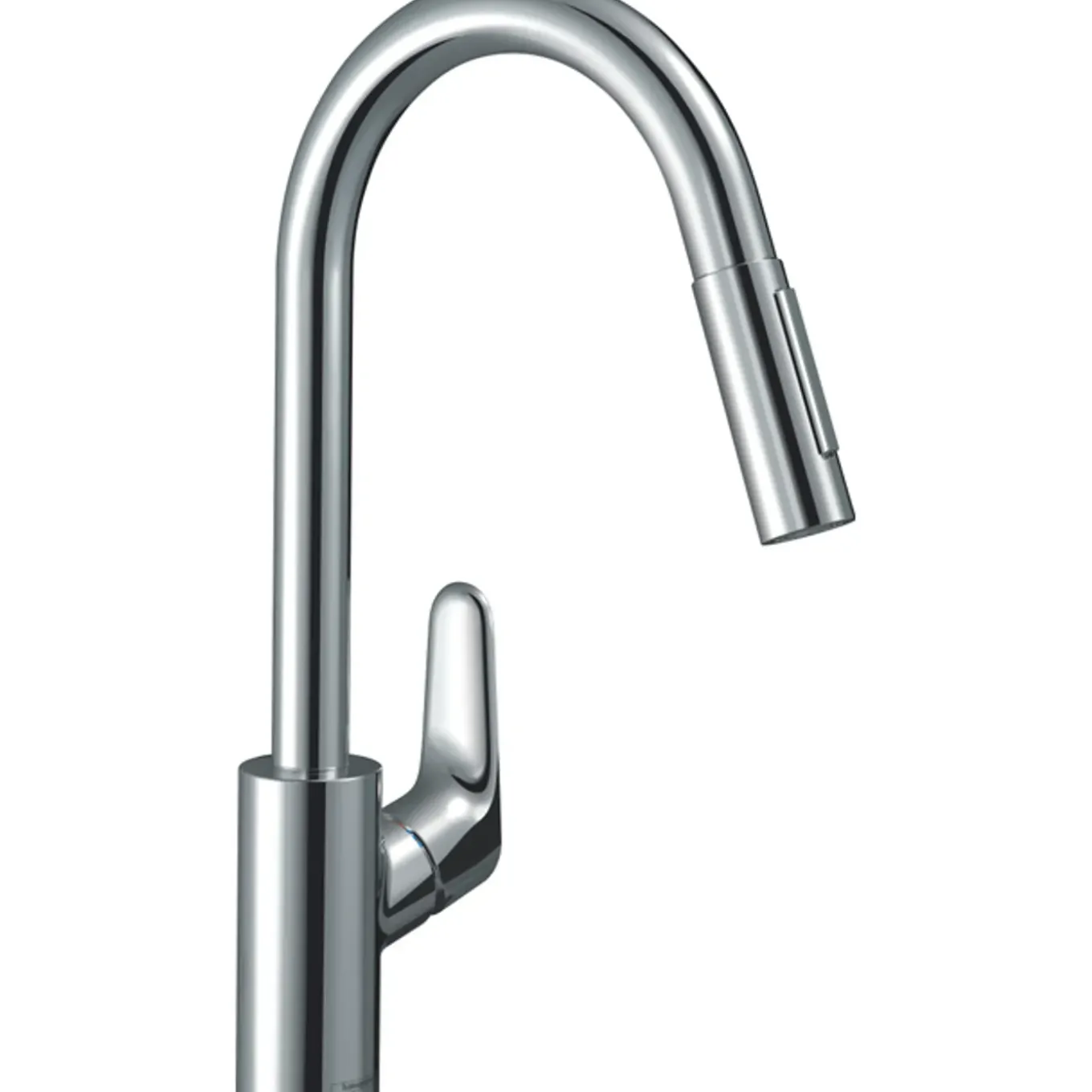Hansgrohe Focus M41 Eengreeps Keukenmengkraan - 240 Met Uittrekbare Vuistdouche - 2 Straalsoorten
