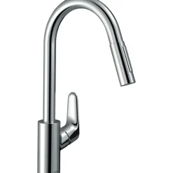 Hansgrohe Focus M41 Eengreeps Keukenmengkraan - 240 Met Uittrekbare Vuistdouche - 2 Straalsoorten