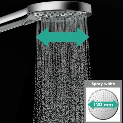 Hansgrohe Handdouche Raindance Select S - 120mm - 3 Stralen - Chroom