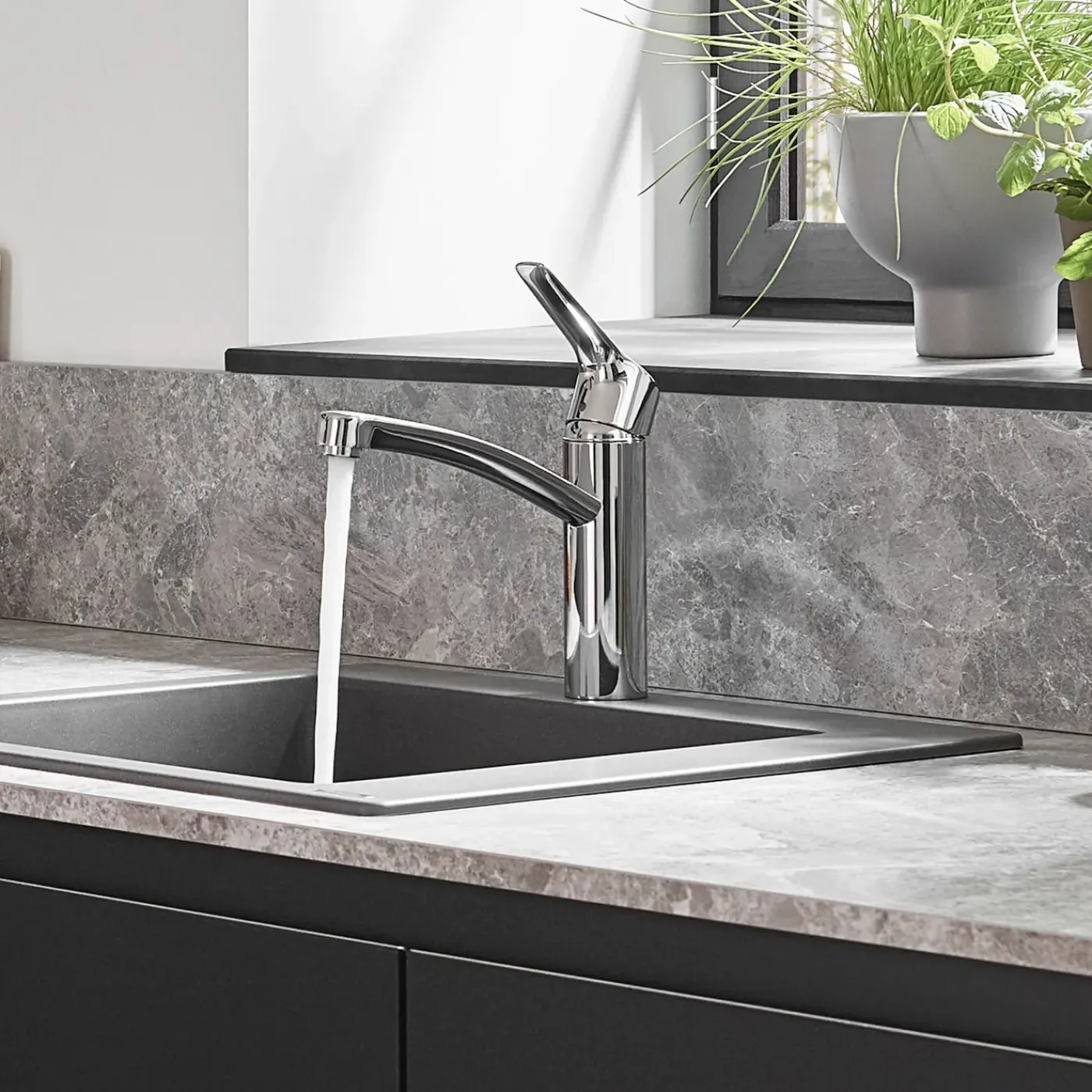 Hansgrohe keukenmengkraan MySport Eco medium chroom