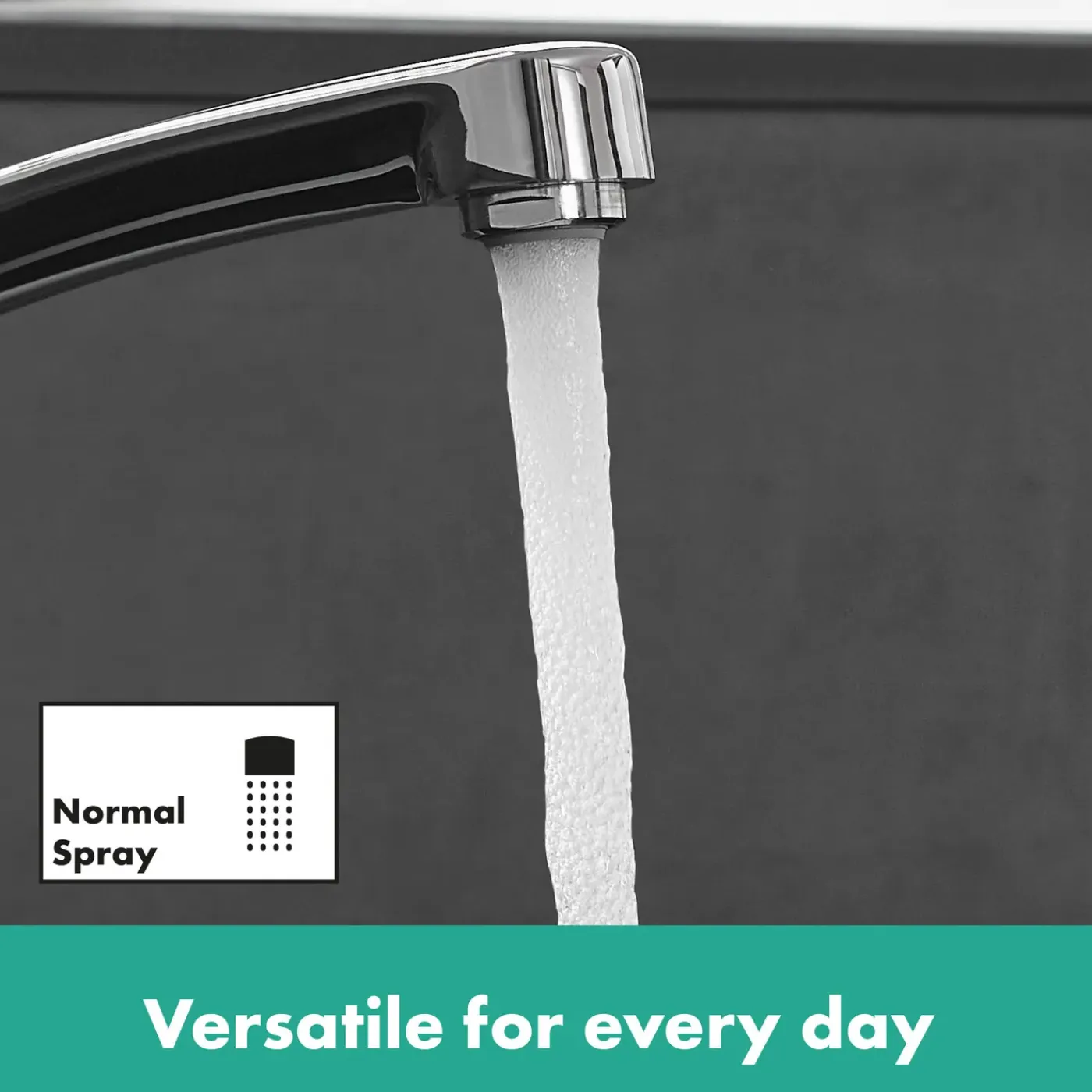 Hansgrohe keukenmengkraan MySport Eco medium chroom