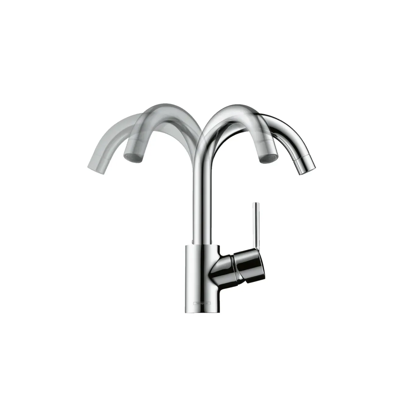 Hansgrohe keukenmenkraan Vernis Blend met draaibare uitloop in chroom