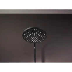 Hansgrohe Regendouche Vernis Blend - Met Thermostatische Kraan - Zwart - Mat - Rond - Met Handdouche - 15cm hartafstand - 2-straals - Waterbesparend