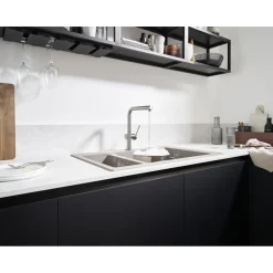Hansgrohe Talis M54 - 1 Greeps Keukenmkr - 270 Met Uittrekbare Uitloop - Mat Zwart
