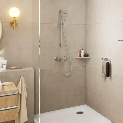 Hansgrohe Vernis Blend Doucheset - Ecosmart - Met Crometta - Glijstang 65 Cm - Hoogglans Chroom
