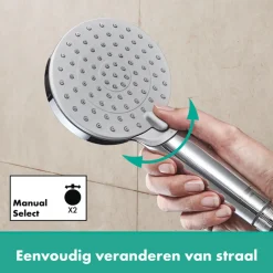 Hansgrohe Vernis Blend Doucheset - Ecosmart - Met Crometta - Glijstang 65 Cm - Hoogglans Chroom